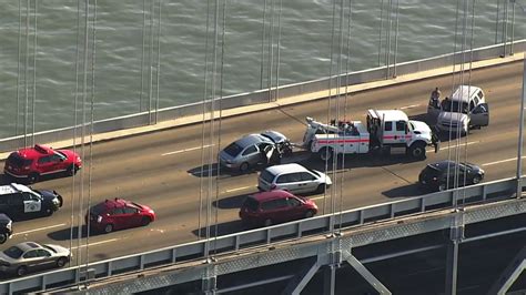 SF traffic backs up after incident on Bay Bridge